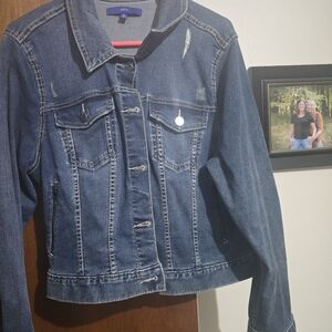 Apt. 9 Dark Blue Jean Jacket